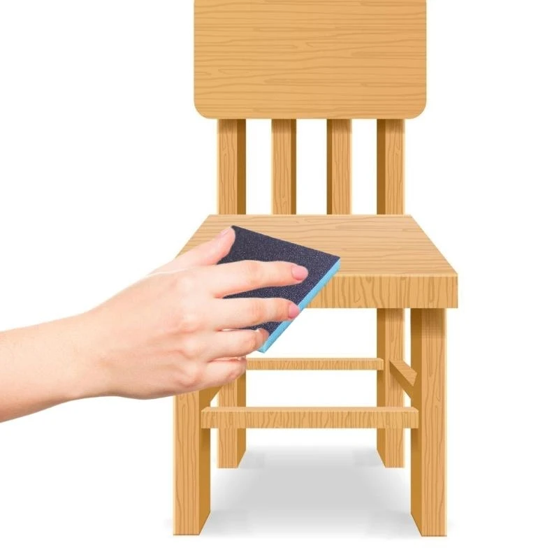 Pacote 6 esponjas lixamento densidade densidade Block Set para acabamento metal