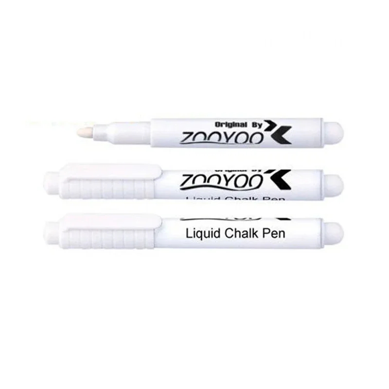 3/10Pcs White Liquid Chalk Erasable Pen Marker For Glass Windows Electronic Blackboard Chalkboard Window White Pen