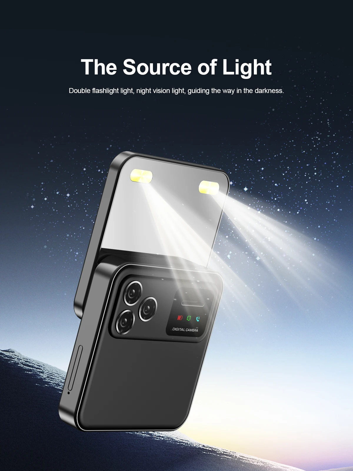 SERVO Mini Mobile Phones Rotating Screen 2G GSM Dual SIM Standby 2.4" Display Speed Dial Blacklist Magic Voice Small Phone