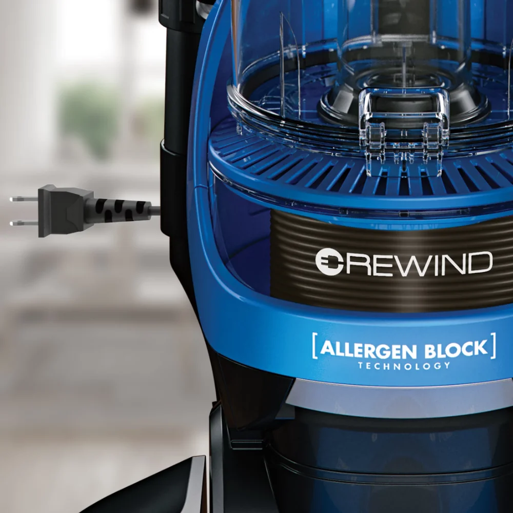 Pembersih vakum Hoover Elite Rewind Plus, pembersih vakum tegak dengan Media HEPA, UH71200 baru 2023