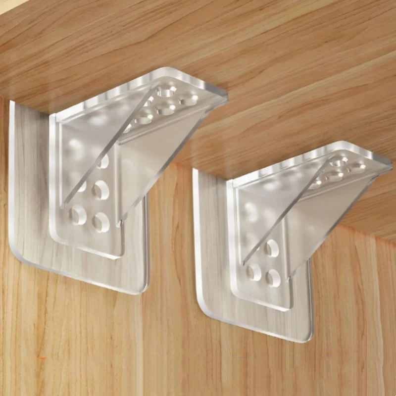 

10/30/50pcs Shelf Support Pegs Self Adhesive Clips For Cabinet Book Shelves Closet Bracket Clapboard Layer Closet Cabinet Helper