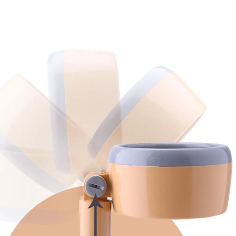 

Pet Hair Dryer Holder Yellow 180 Degrees Rotation Hands Free Stand Organizer Compact Space Saving Stable Base Adjustable Bracket