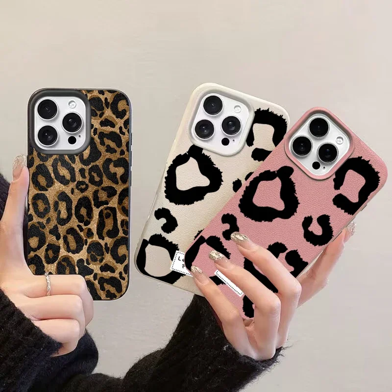 Mode Leopard Print Telefon Fall Für Redmi Hinweis 10 11 12 13 14 Pro Max 8 9 12 13 14 Pro Plus 10S A3 A5 14C 13 12C 10 Soft Cover