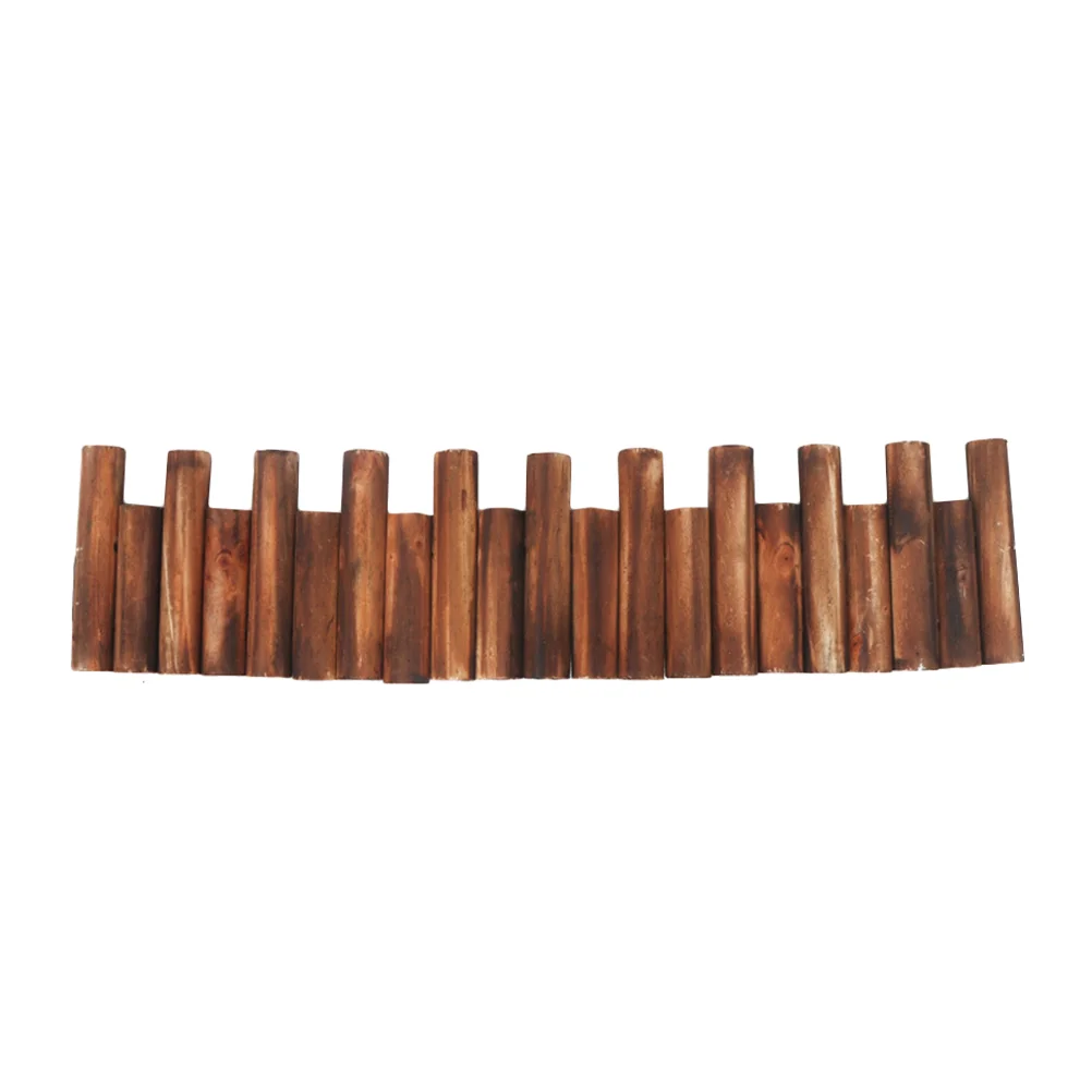 

Wood Fence Barrier Garden Lawn Flowerbeds Border Decorate Pile Edgings Yard Decorative Borders Ornament