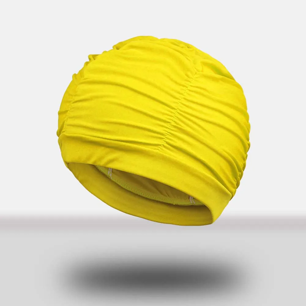 

Long Hair Unisex Turban Fabric Bathing Waterproof Ear Protect Swimming Caps Diving Hat Swim Pool Hat