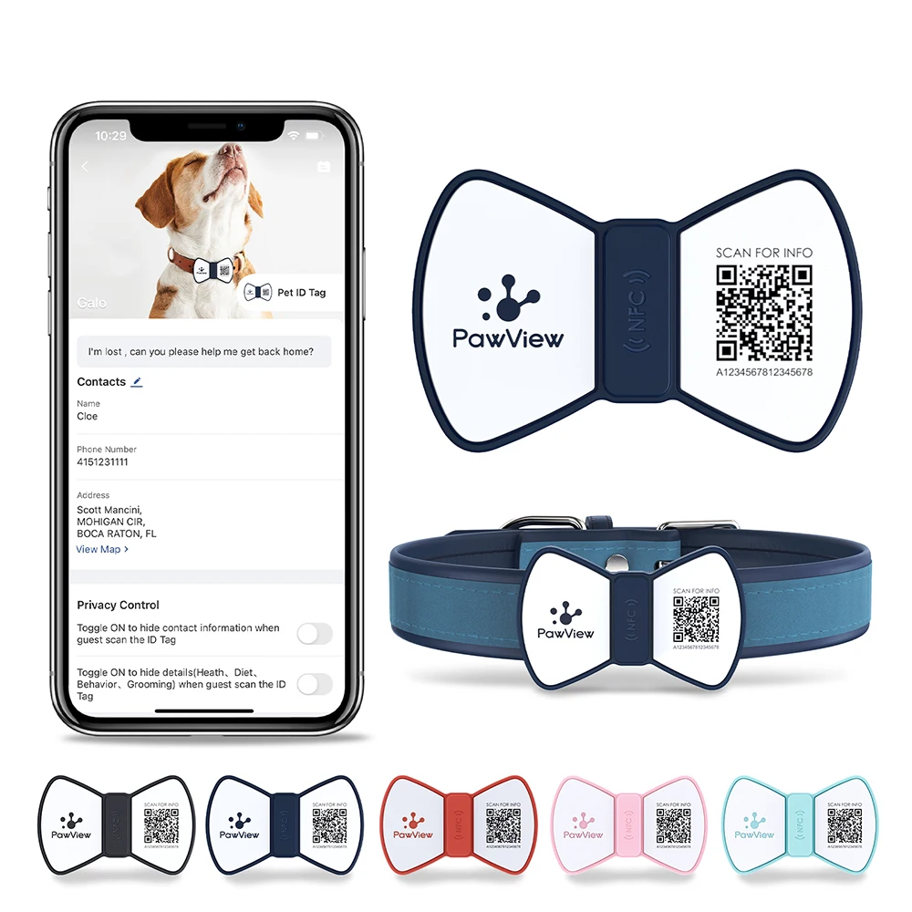 

Software Ready Custom Cheap Durable QR Code Silicone Pet Dog Cat Name ID Tag