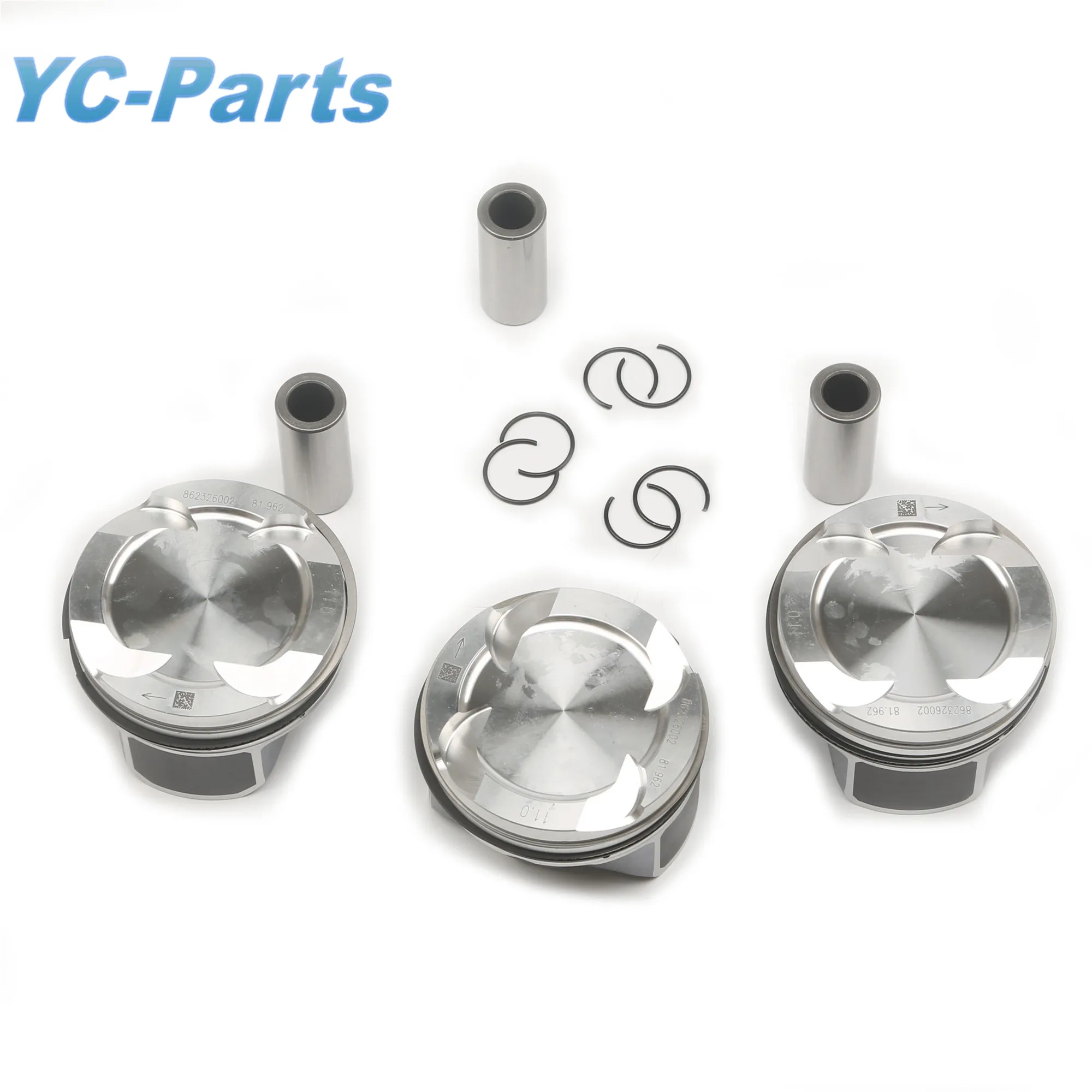 B58 3.0L 6-Cylinder Engine Piston & Rings Assembly Kit 82mm for BMW F20 M140i F22 M240i F30 340i xDrive M F32 F36 440i