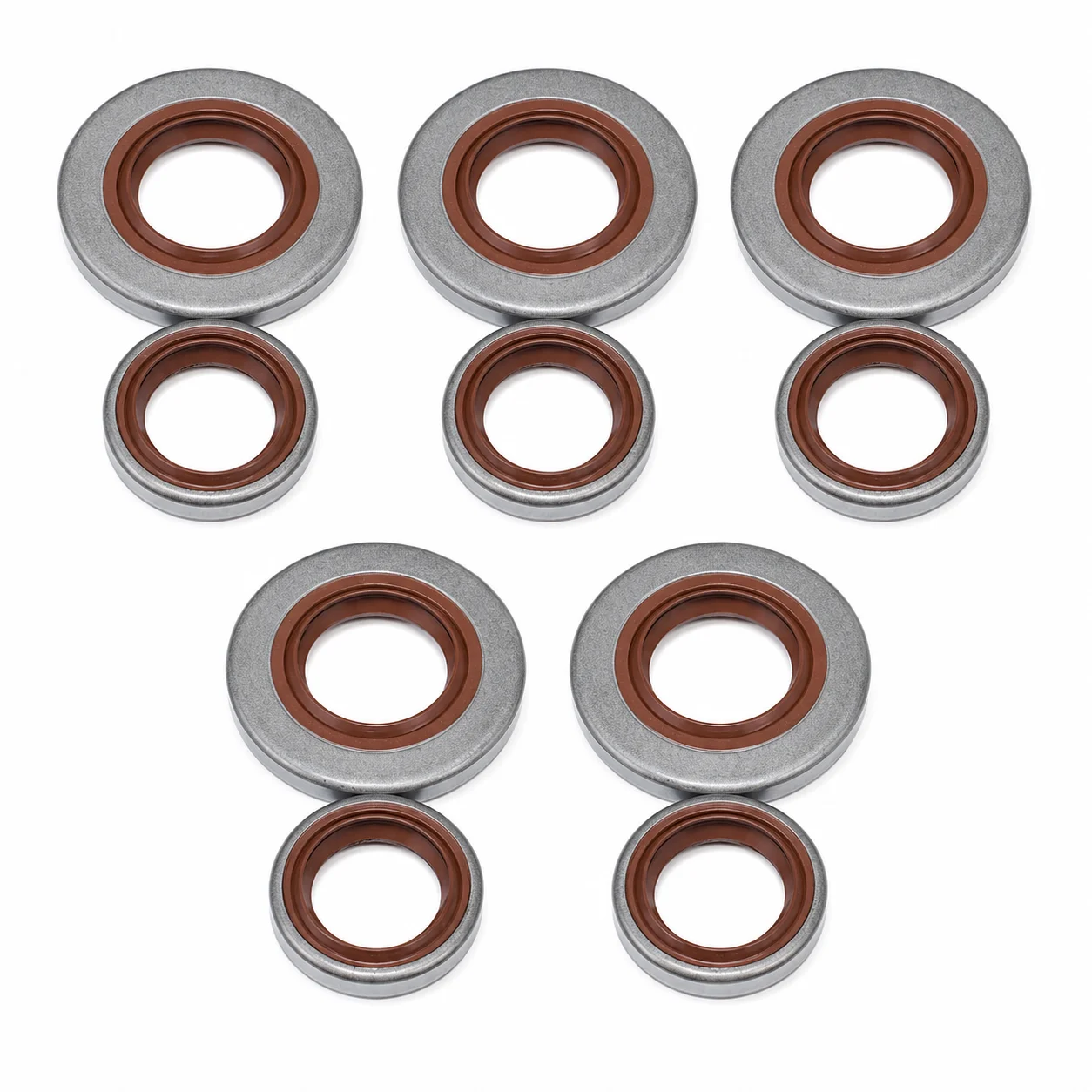 5Pcs Crank Oil Seal Kit Replacement For Stihl 066 MS660 Chainsaw OEM No. 9640 003 1850 9640 003 1560 Repair Kit Saw Parts Tools