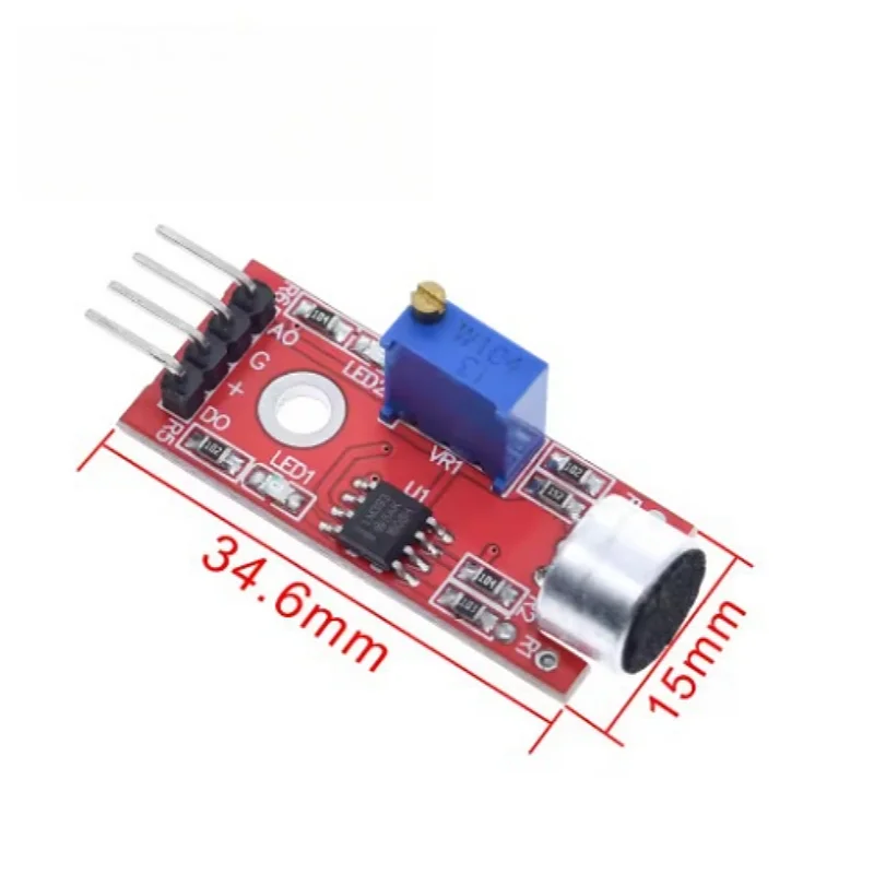 KY-037 وحدة كشف مستشعر ميكروفون الصوت عالية الحساسية لـ Arduino AVR PIC