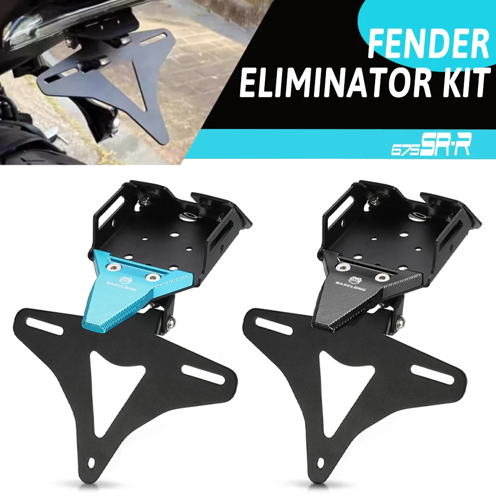 

675SS SS 2025 Motorcycle Accessories License Plate Bracket Holder FOR CFMOTO CF MOTO 675SR/675SR-R 675NK 675 SRR 2024 2025 2026
