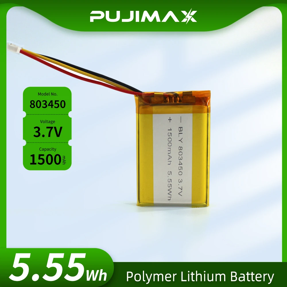 Pujimax 3.7V 1500Ma…