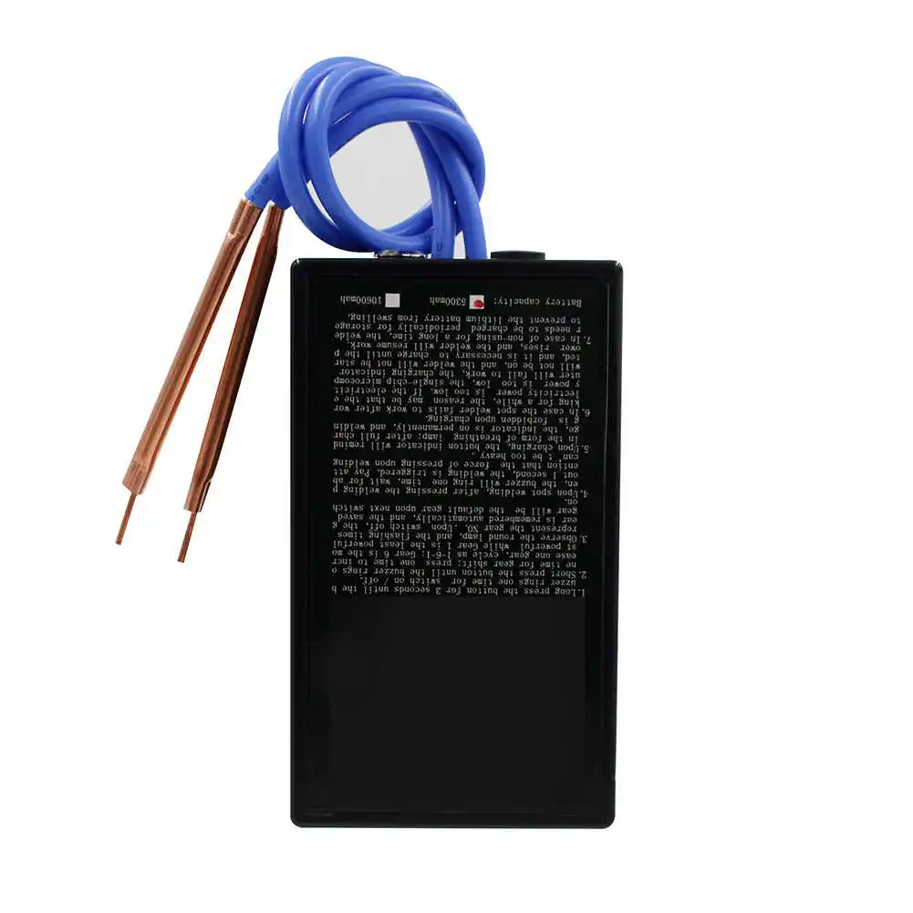 Mini Spot Welding Machine 0.1-0.15mm Nickel Strip for DIY 18650 21700 Battery Portable Adjustable 6 Gears Spot Welder Tool Kit