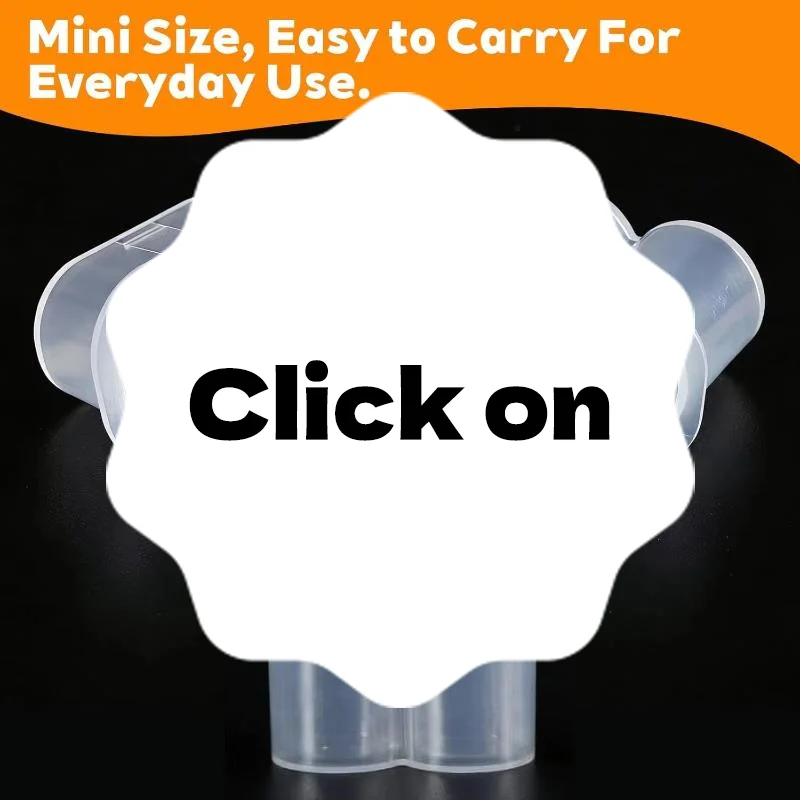 2-Slot Microtube Vial Peptide Freezer Storage Case For Fridge Organizer Portable 3/10ML Glass Vials Microtube Secure Holder Box