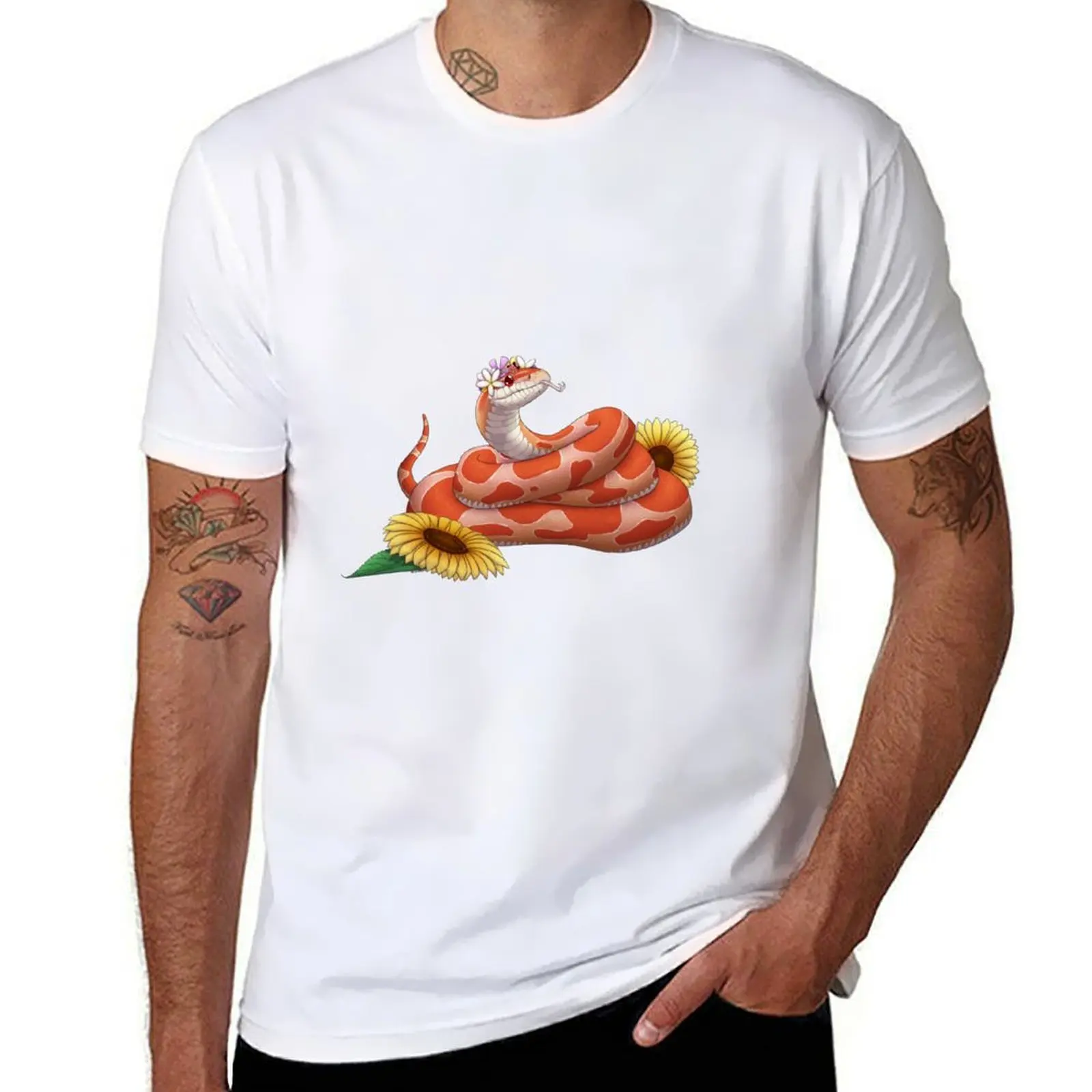 

shirt Snake tshirt Albino anime percent Corn for T-Shirt 100 cotton t man