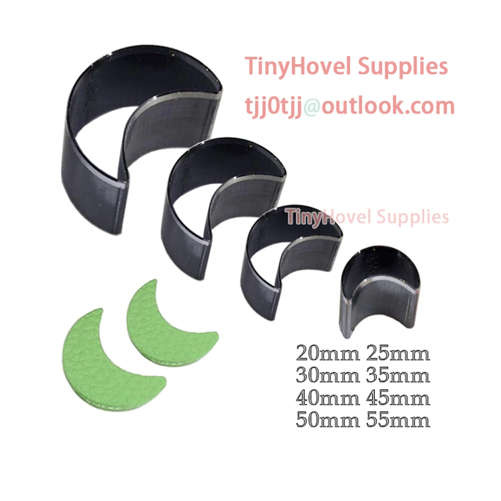 Moon Steel Rule Die Cut, Steel Cutting Mold for Leather, Steel Punch -Cutter for Leather Crafts, 20mm-100mm (NB052)