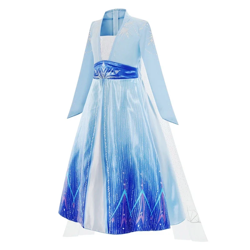 Mädchen Elsa Kleid Halloween Kinder Anna Kostüm Mädchen Leistung Prinzessin Kleid Cosplay Kleider