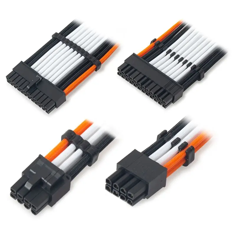 16Pcs/Set PP Cables Comb/Clamp/Clip/Organizer/Dresser for 2.5-3.2mm PC Power Cables Wiring 4/6/24 Pin Computer Cable Manager