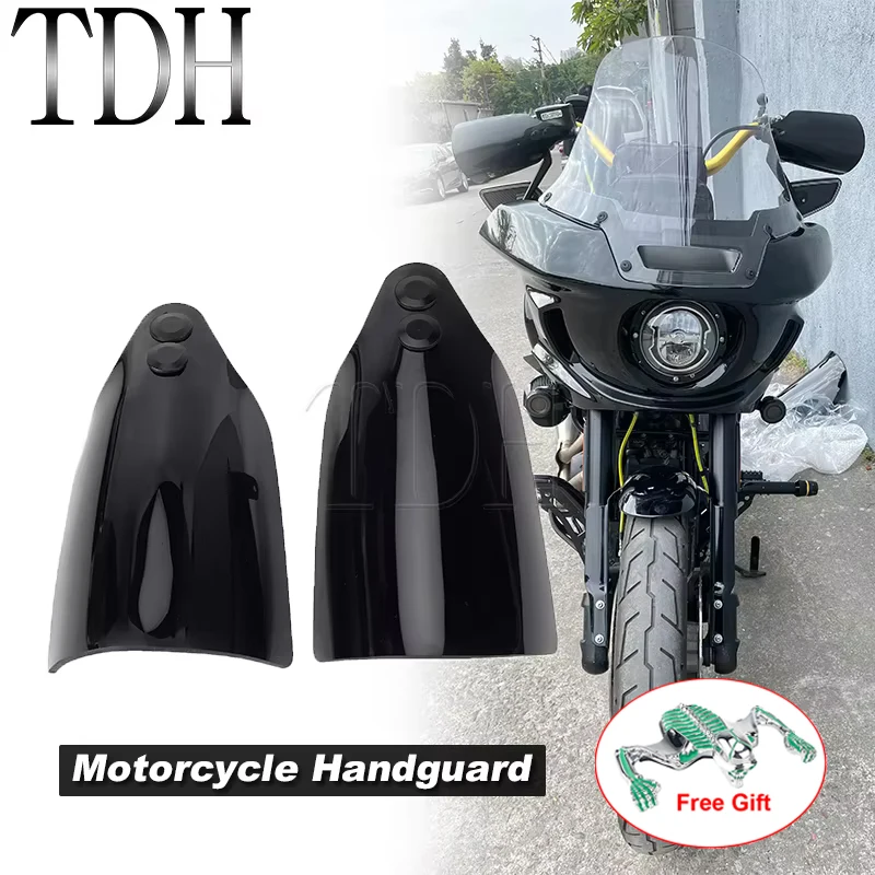 

Motorcycle Hand Guard Cold Wind Deflector Shield Handguard Protector Shield Falling Protection For Harley Dyna Street Bob FXDB