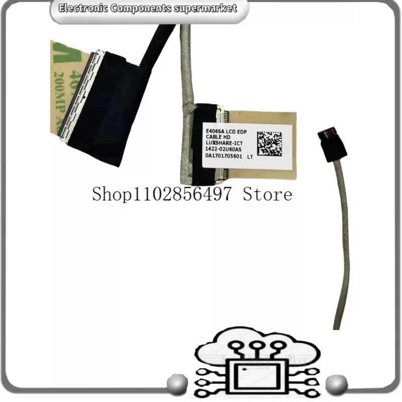 For ASUS 1422-02U60AS 30PIN Screen Flex Cable Compatible with E406MA E406 E406SA L406M Display Cable