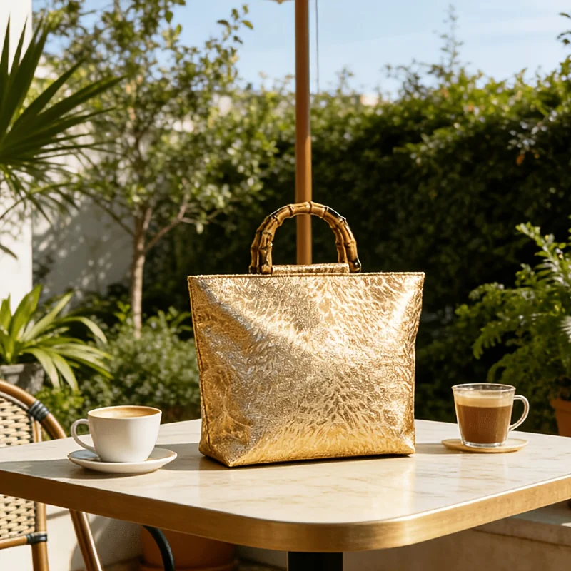 Light luxury metallic gold jac - Xl Luxury Bags 리뷰 및 가격