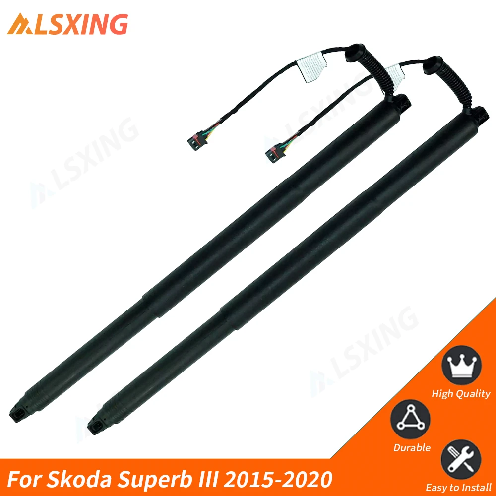 Tailgate Power Hatch Lift Support for Skoda Superb III 2015-2020 Electric Tailgate Gas Struts 3V9827851B, 3V9827852B