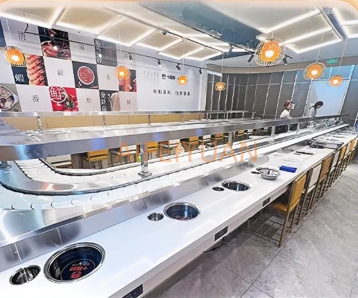 Wholesale New Stainless Steel Sushi Conveyor Belt Machine Adjustable Speed Bulk Order
