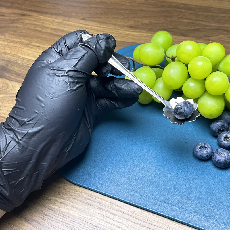 40/70/100 قطعة قفازات النتريل السوداء القابل للتصرف قفازات التنظيف القابل للتصرف المنزلية المطبخ غرفة نوم أدوات التنظيف الأساسية