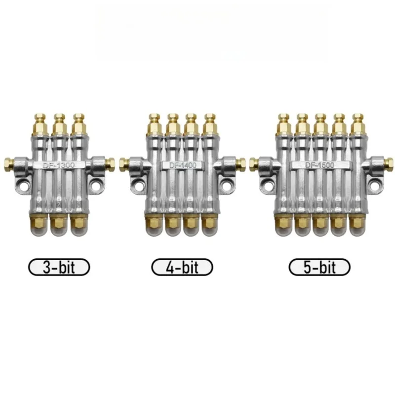 

HLTNC 2/3/4/5/6/7 Ways Detective Volumetric Grease Oil Distributor Value Manifold Block For Centralized Lubrication System
