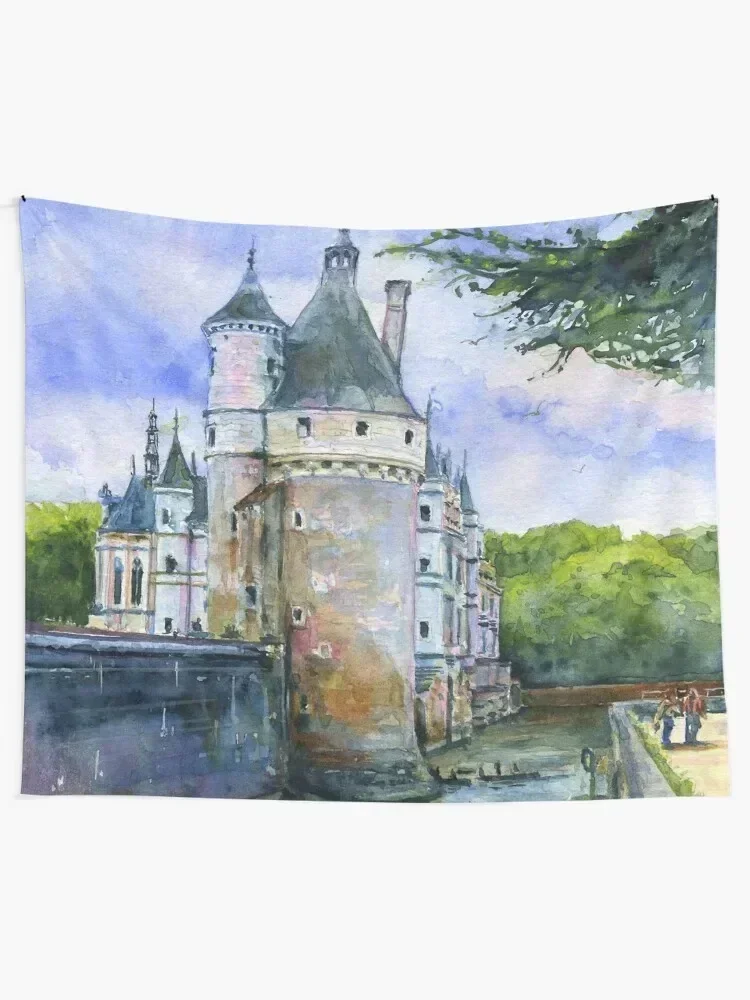 Chenonceau Castle France Tapestry Hanging Wall Wall Hanging Decor Wall Deco Tapestry