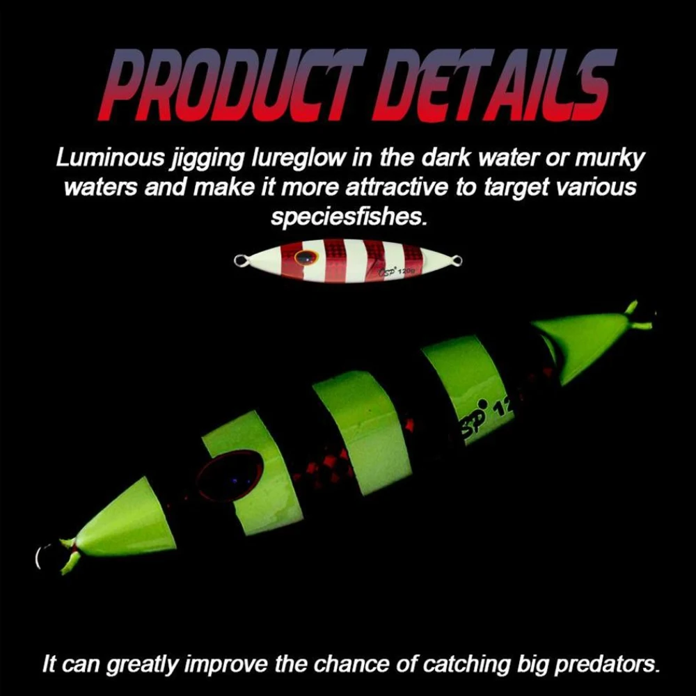 OSP 120G Metal Slow Jig Obei Fishing Lure Wobbler Saltwater Fishing  Accessories Professional Artificial Hard Bait Novelty 2024