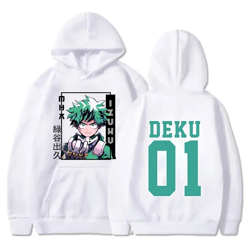 NEW Fashion Anime Deku 01 Printed Hoodie Women Men Autumn Winter Sweatshirt Hip Hop Harajuku Streetwear Long Sleeve Pullover