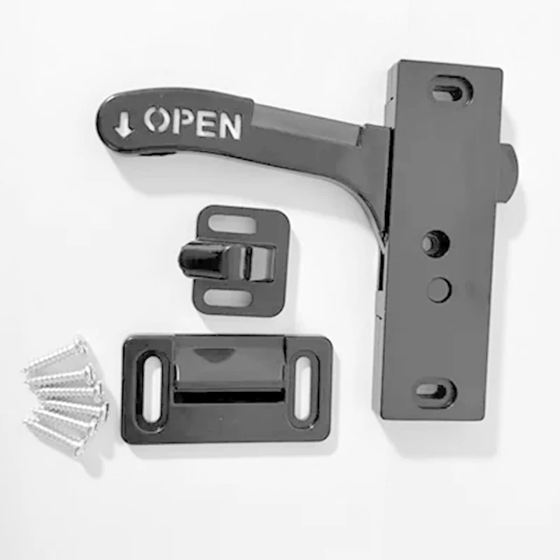 1 Set Car RVs Screen Door Latches Right/left Hand Door Screen Latches Handle for RVs Trailer Campers Universal Antislip Grip
