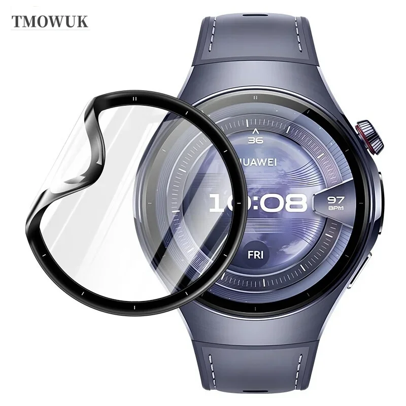 

For Huawei Watch 5 46mm Watch5 42mm Screen Protector Protective Film Anti-scratch HD Soft Not Glass Film Accessories Curved TMOW
