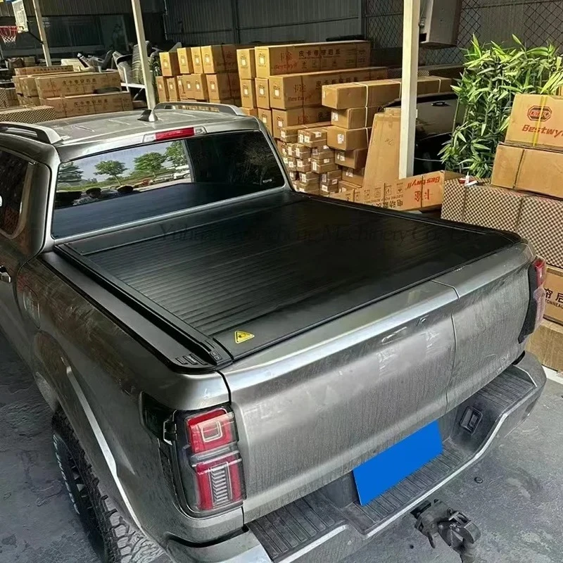 Pickup Truck Single Cap Aluminum Electric Tonneau Cover Tonneau Cover Bed Retractable Roller Lid For Great Wall Poer 2016