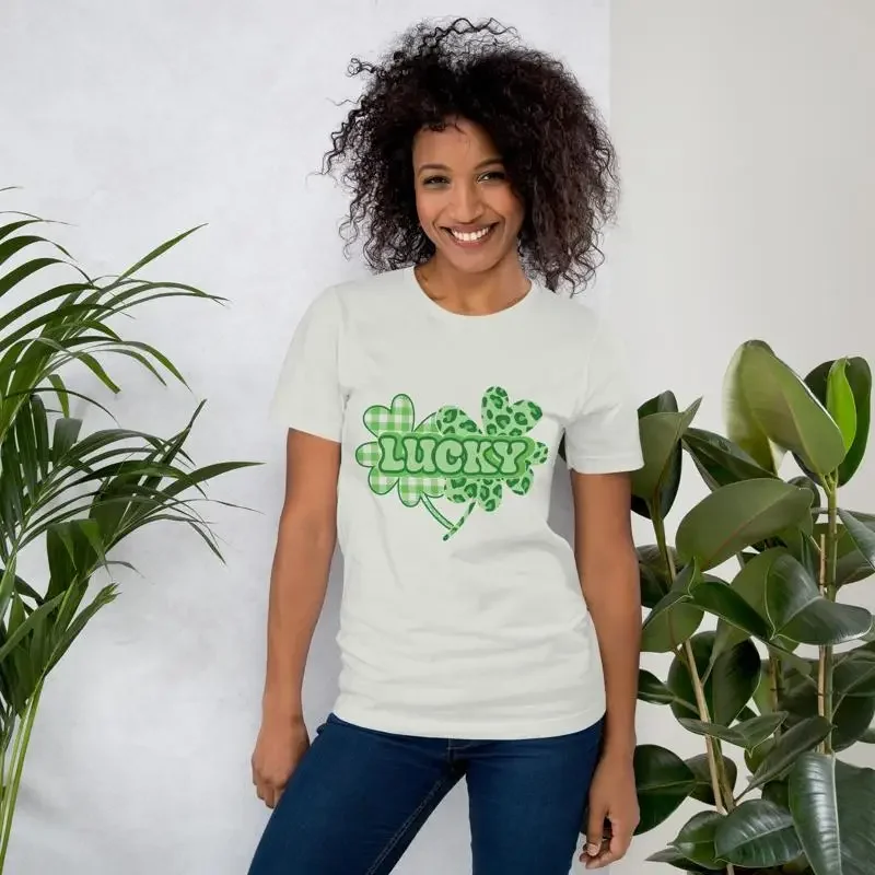 

Lucky Shamrock T Shirt St Patricks Day