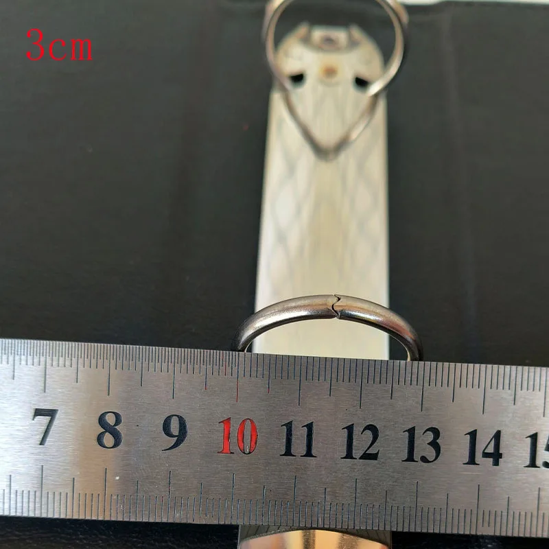 PU Leather Cover Folder 4 Rings Large 30mm , Heavy Durable Padded A4 Custom Handmade Binder