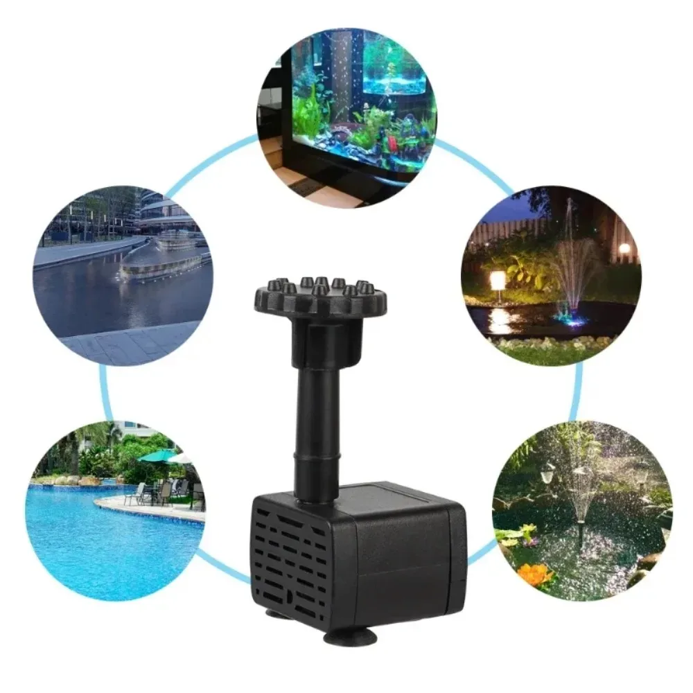 1.4W Split Design Solar Fountain Fountain Water Pump Suction Cup Design Is Stable and Not Easy To Shake Waterfall Fountain Pump