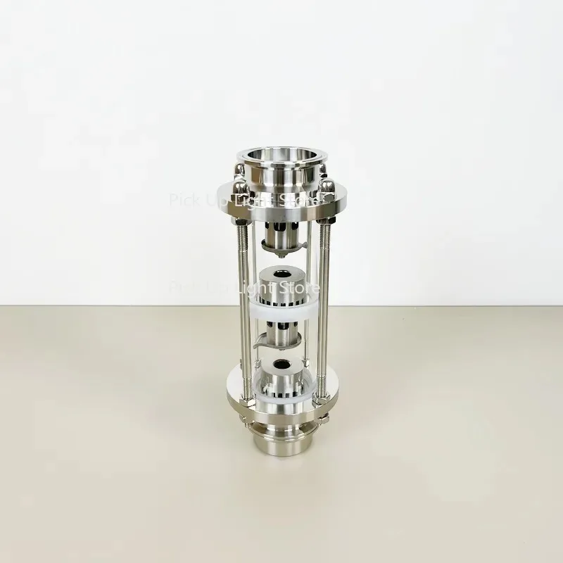 

NEW Type 3 Floors 2" Distillation Lens With SS304 Bubble Platte Sets,Tri-Clamp Sight Glass Union