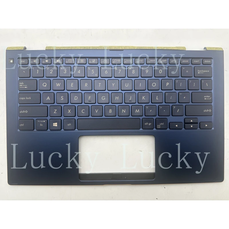 

Крышка корпуса (C-панель) для ноутбука ASUS UX362FA, верхняя часть корпуса (пальмрест) с клавиатурой и подсветкой