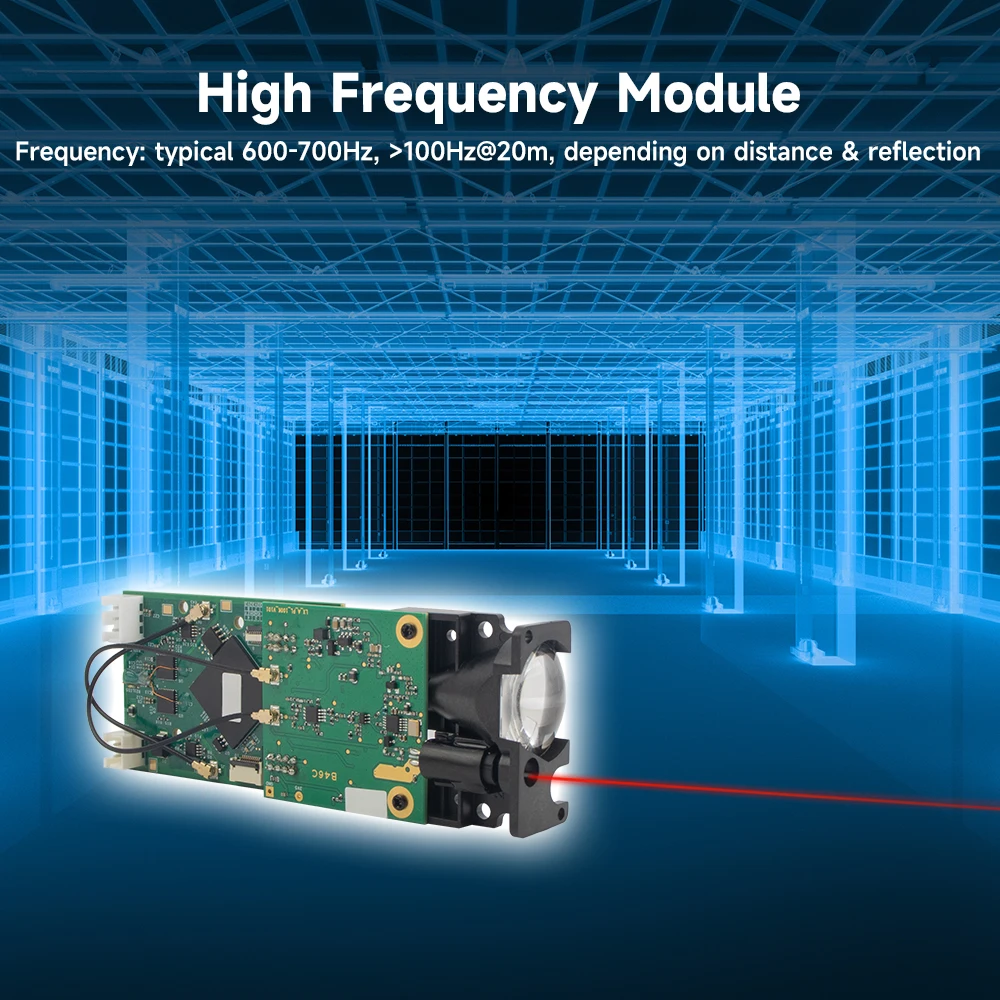NewOEM Industrial 1000Hz Phase Laser Distance Sensor 20m High Frequency Laser Sensor for Distance Measure