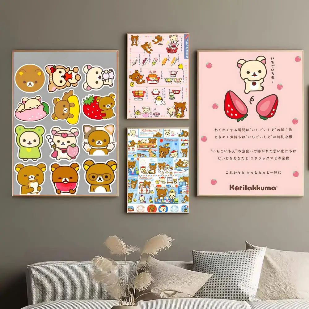 R-RilakkumaS Rental Room Upgrade Cozy Room Atmosphere Fast Home Styling Cozy Interior Look Cozy Space Addition Poster