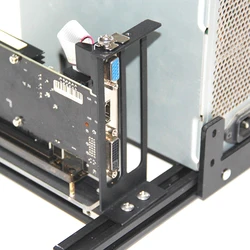 PCIE VGA Bracket Vertical Mount 2/3 Double / Triple Slots GPU Riser Holder Open PC Case Frame  Modding Accessories
