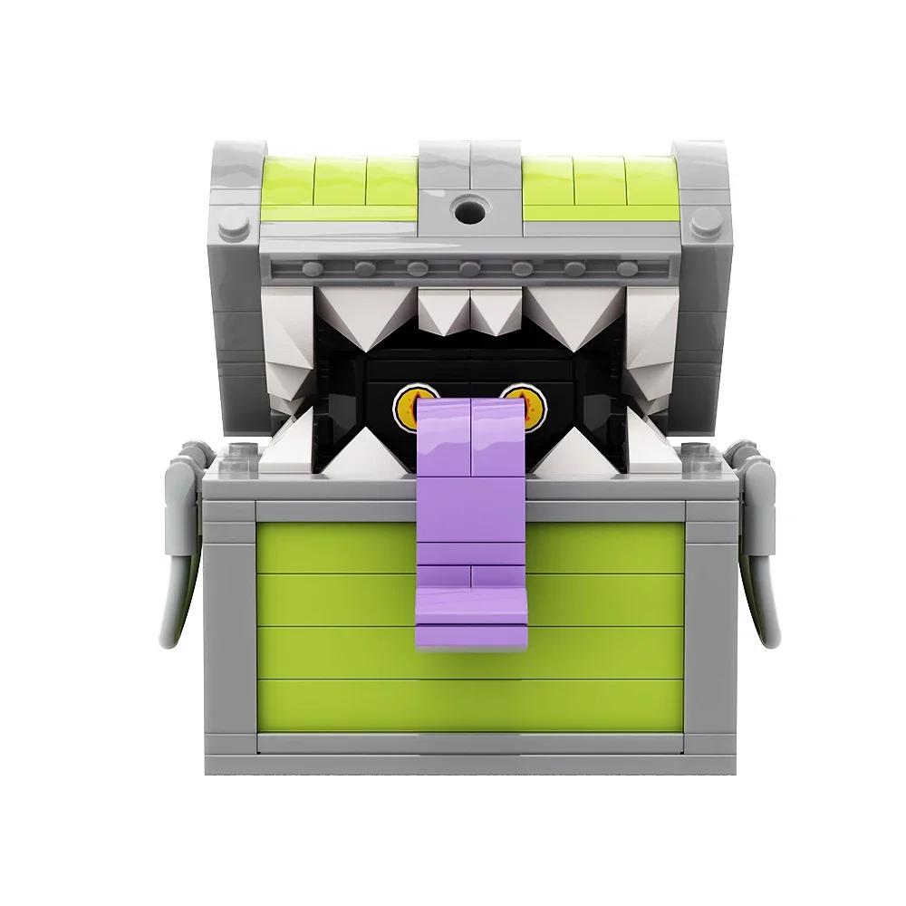 Gobricks Japanese Mimic Chests Yaranzos Monster Box Building Block set Final Treasure Dungeons Pirate Box Model Brick Toys Gift