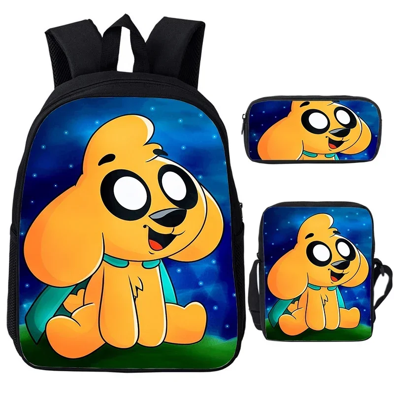 3Pcs/set Mikecrack Backpack Waterproof Cartoon Compadretes Schoolbag for Boys Girls Kids Anime Backpack Laptop Bookbag Mochila