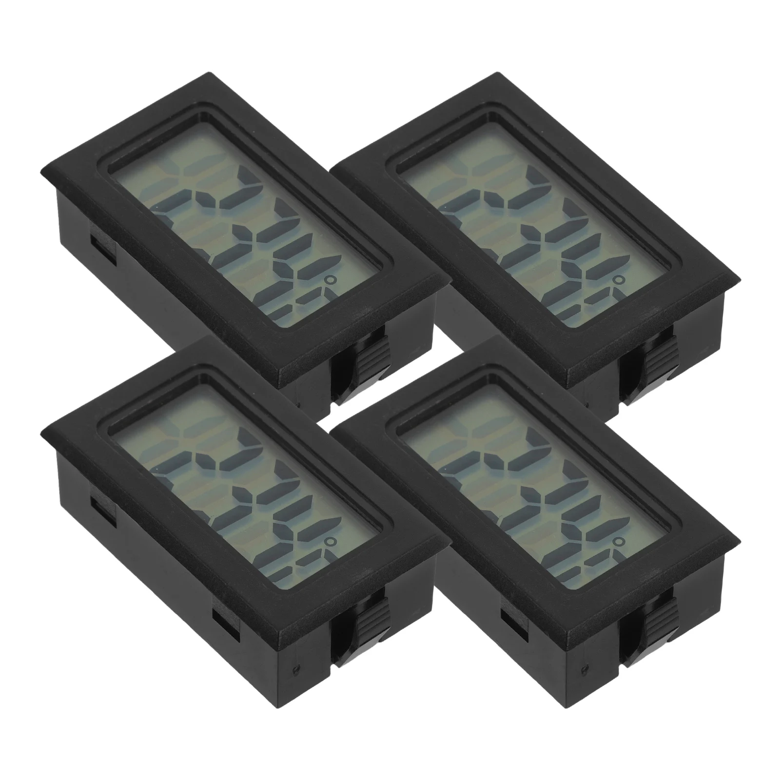 

4PCS Digital Thermometer Clear Display Mini Temperature Meter Hygrometer Plant Reptile Room Home Office