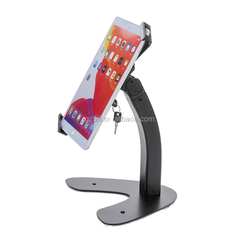 Tablet Desktop Stand With Lock And Key For 8.3-11 InchUniversal Security Mount