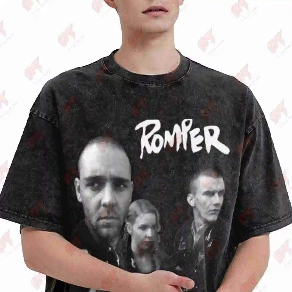 Romper Stomper Russell Crowe Skinhead Geoffrey Wright Vintage Washed Tee Pure Cotton T-Shirt