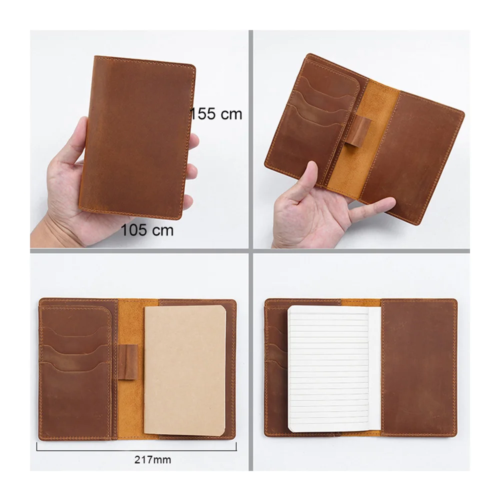 Genuine Leather Notebook Handmade DIY Note Book Retro Durable Planner