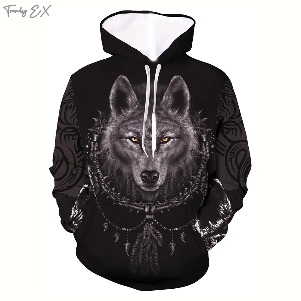 Fall Men's Clothing 2024 Unisex 3D Leopard Panther Print Fashion Cool Design Y2k Hoodies Kangaroo Pocket Perfect Men's Clothes