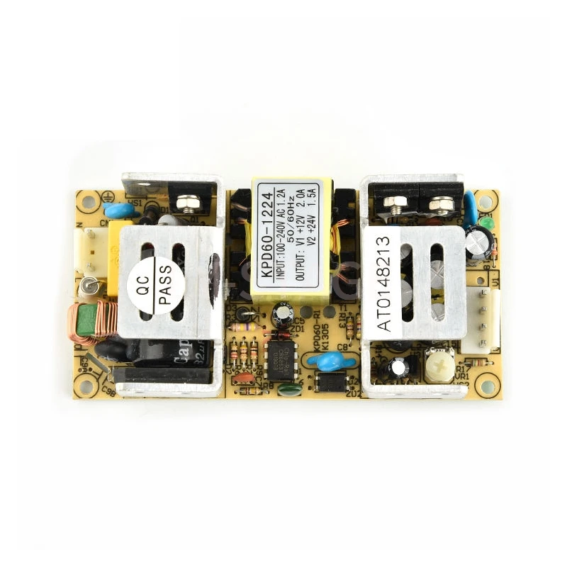 PCB Type 60w Dual Output 12V 24V Smps Switching Power Supply